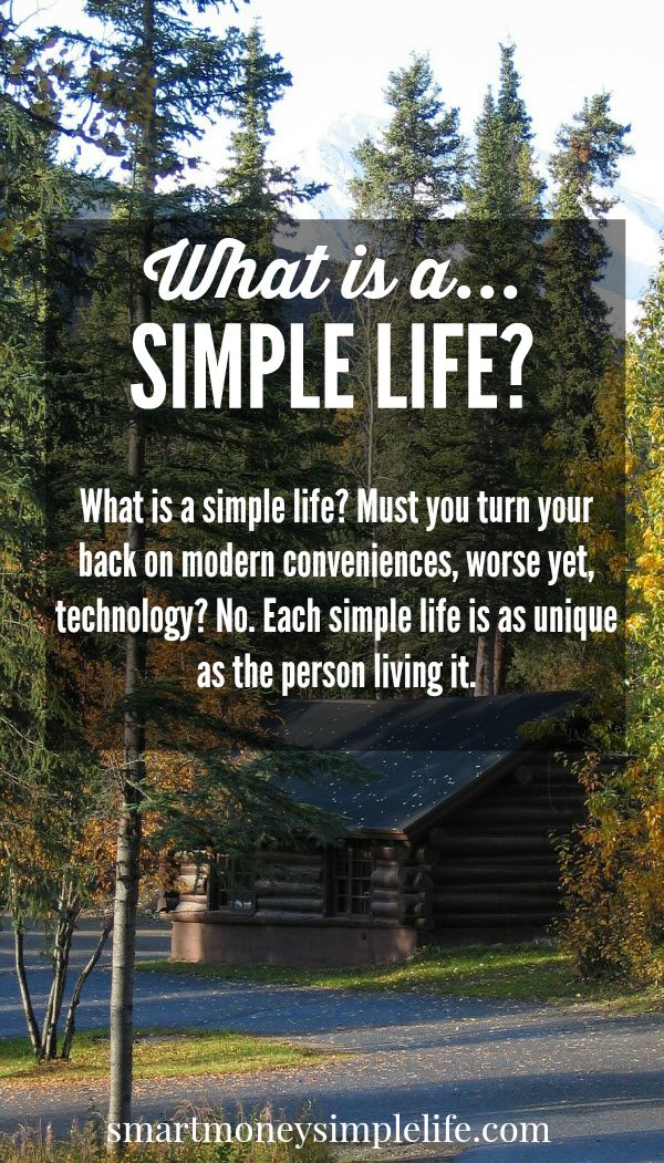 Living simple deals life