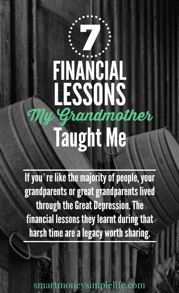 Frugal living tips from my grandmother - smart money simple life