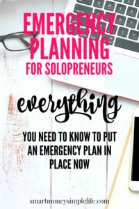 emergency planning for solopreneurs