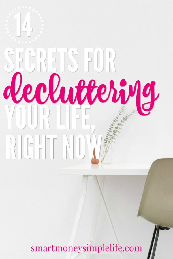 Decluttering your life begins with understanding, "Clutter isn't just the stuff on the floor. It's anything that gets between you and the life you want...".