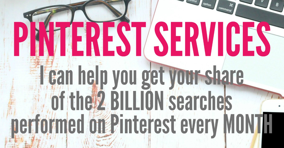 let me help you get your share of the 2 billion searches performed on Pinterest every month.