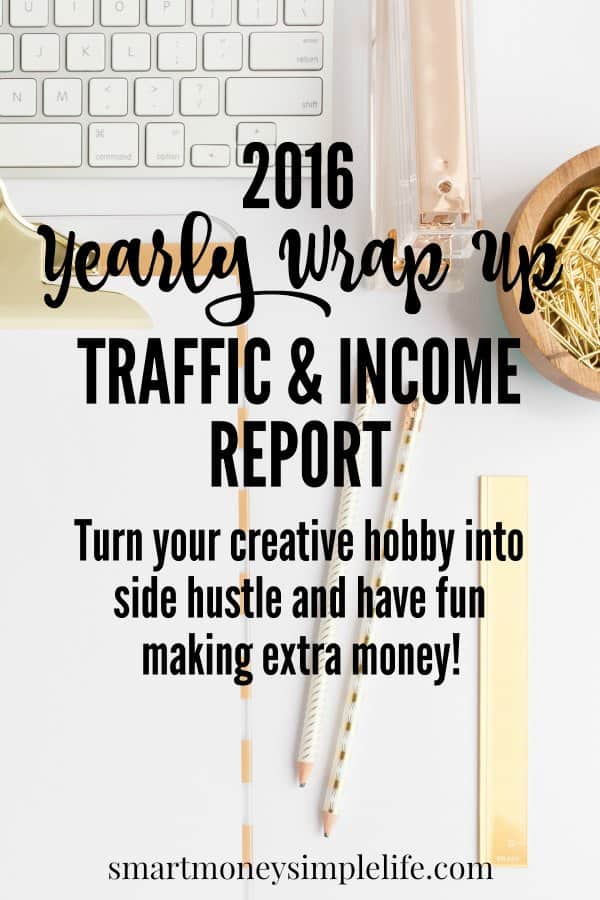 2016 yearly blog wrap up including traffic and income and a lot more.