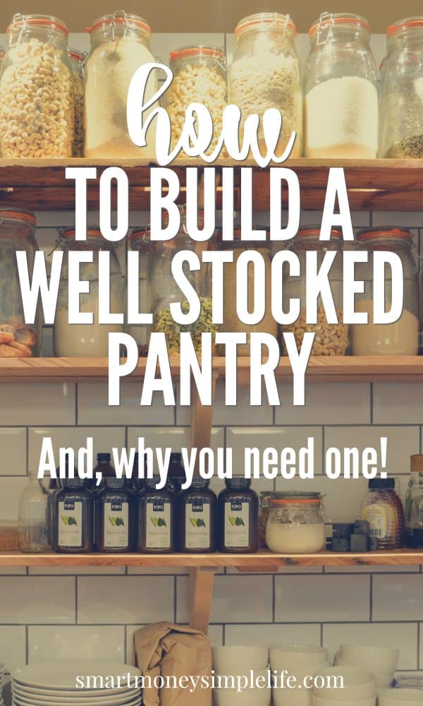 A well stocked pantry provides choices beyond just-in-time logistics. It also saves you money, time and headaches in an emergency.