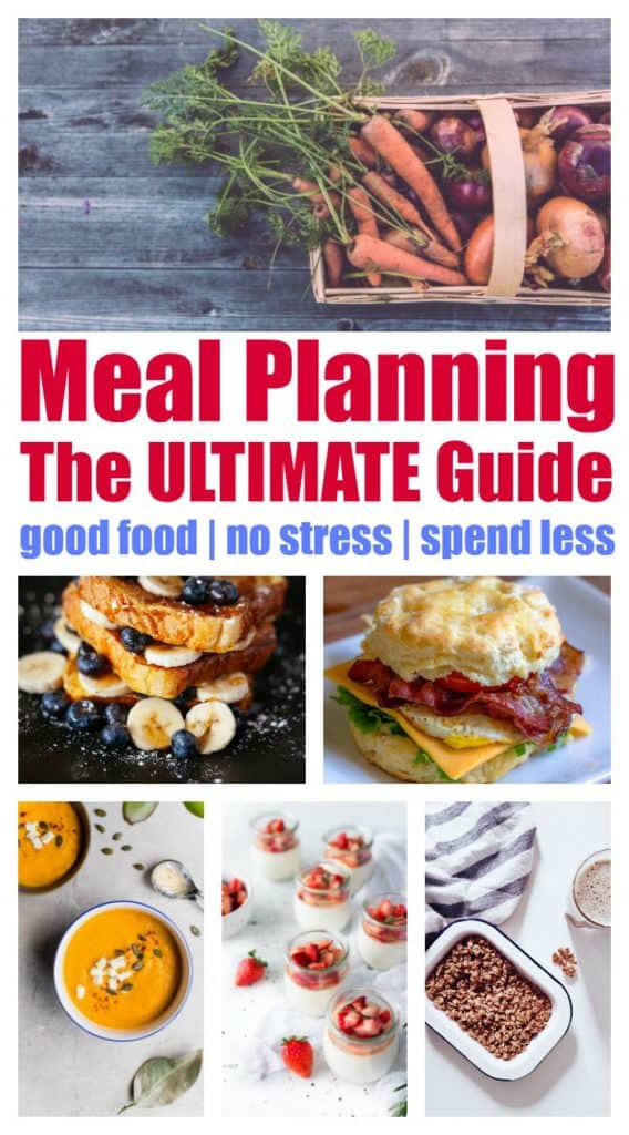 Meal planning: save time, money and, stress. Waste less food (money), make your life much easier, and, spend less on groceries.